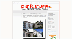 Desktop Screenshot of malereibetrieb-die-partner.de